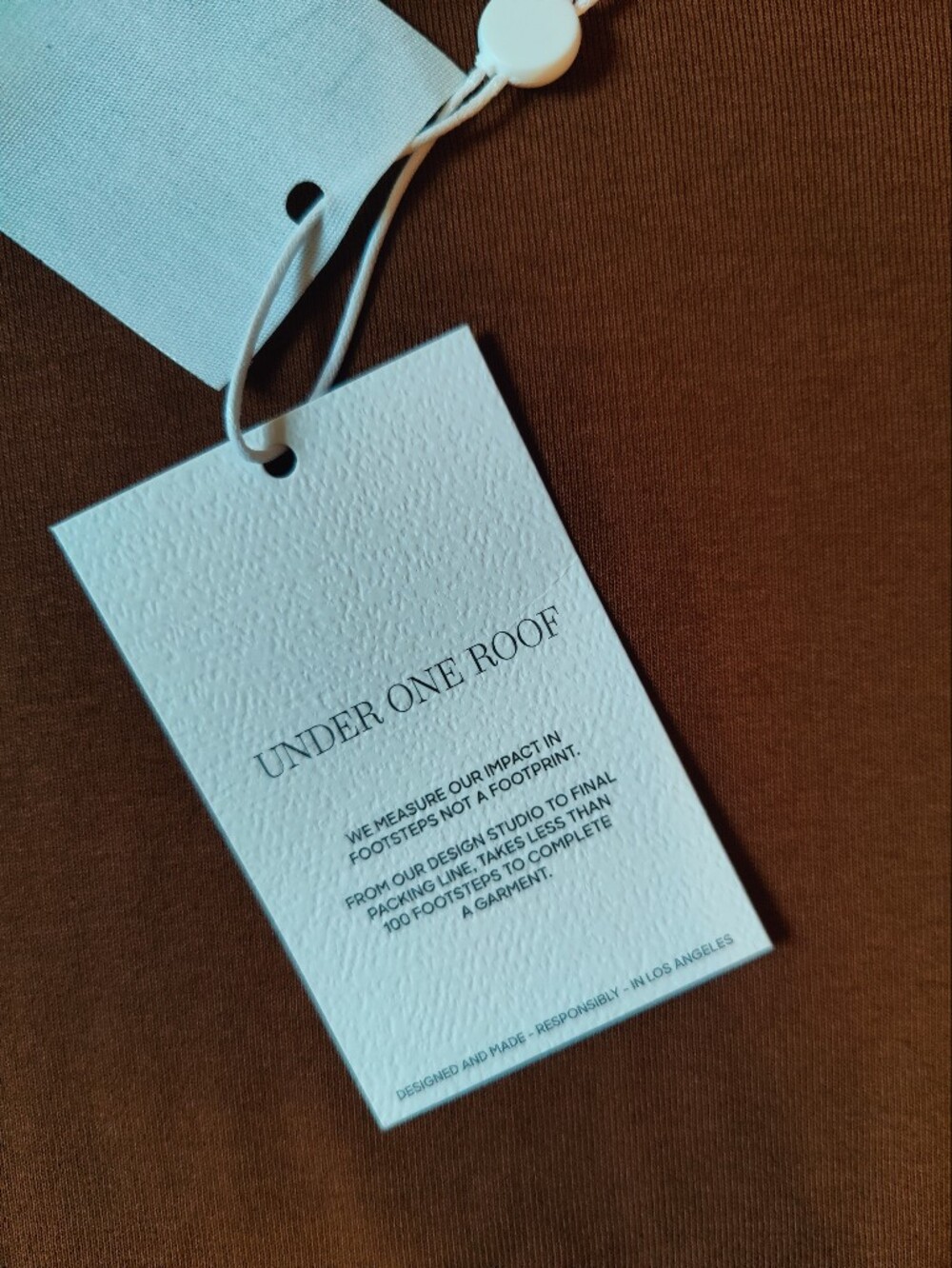 L.A. Relaxed Short Sleeve Top in Brown - Picture 4 of 5